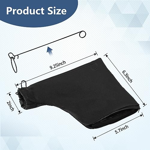 Miter Saw Dust Bag for 255, Universal 2 Pack Dust Collection Bags with Zipper and Wired Adjustable Stand for Tank Belt Sander, Edge Planer, Diagonal CCTIVED