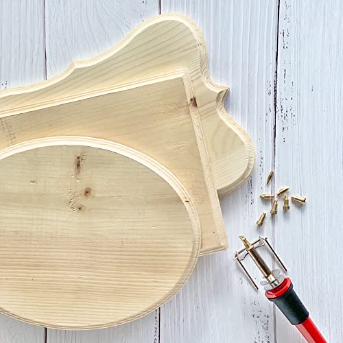 ArtSkills Wood Plaques for Crafts, Unfinished Assorted Wooden Shapes for Wood Burning, Staining, Painting, Create Custom Wooden Signs, 9" x 12", 3ct ArtSkills