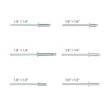 Arrow Heavy Duty Riveter Kit, Professional Pop Rivet Gun with Assorted 120 Rivets Arrow