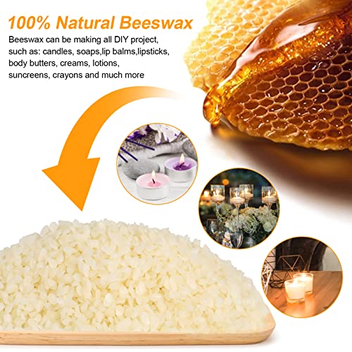 BBAXI Candle Making Kit Supplies Tools - Soy Beeswax DIY Crafts Candle Wax kit Supply Set for Adults Beginners Candle Melting Pouring Pot with Jars BBAXI