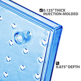 Azar Displays 900988-BLU 48" x 24" Pegboard Organizer Kit, Blue Azar Displays