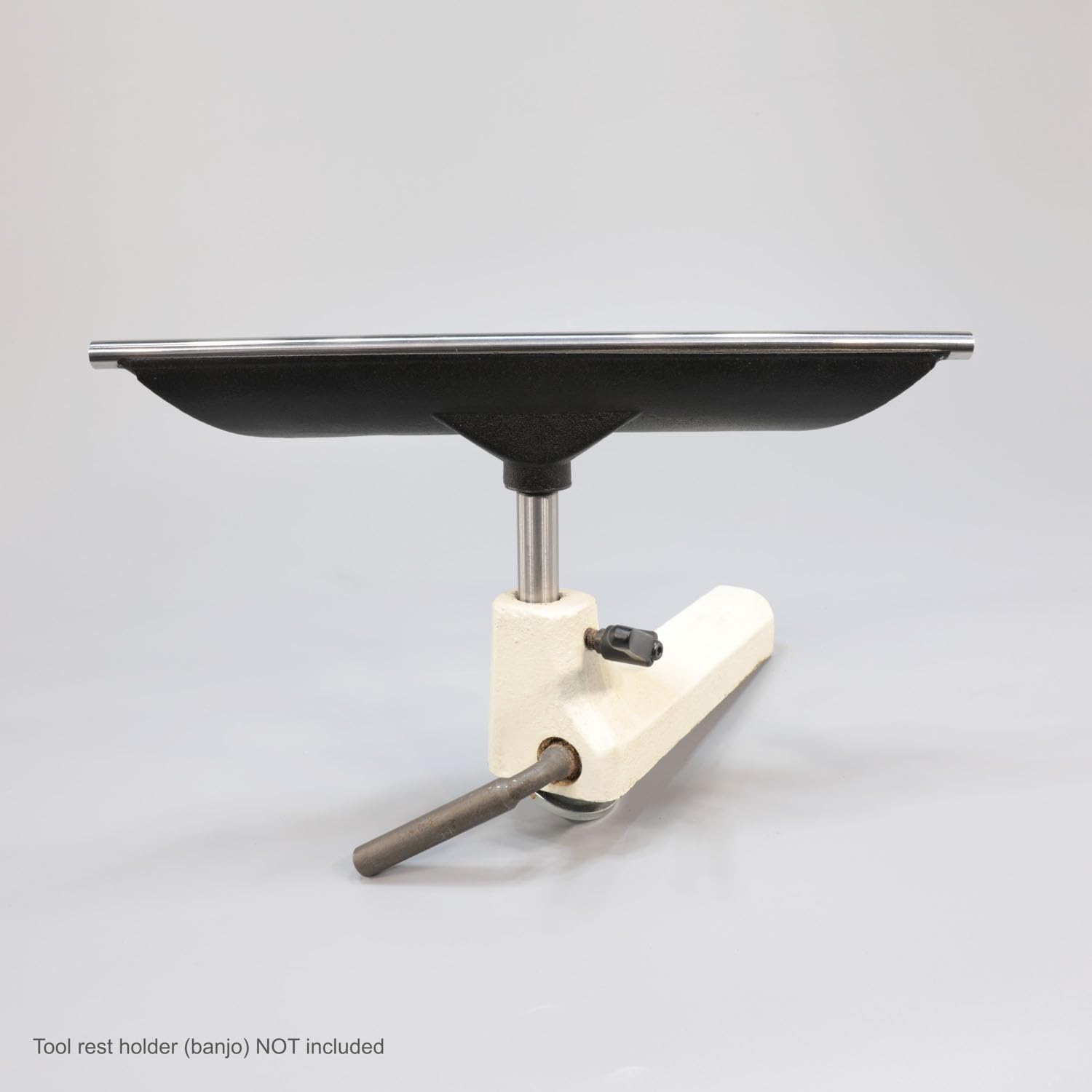 Hurricane Turning Tools, 12" Tool Rest with Hardened Steel Rod For Wood Lathe, 4" Post Length, 5/8" Diameter Post Hurricane Turning Tools