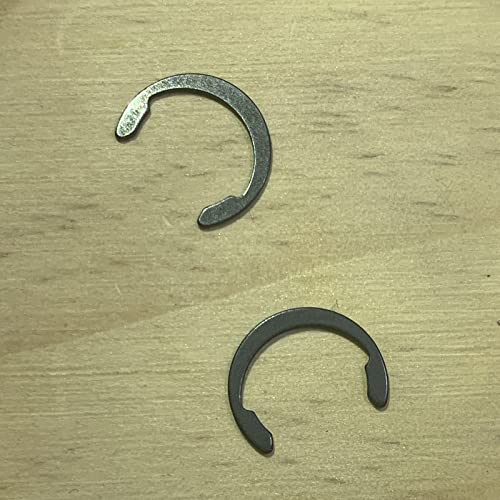 2 Pcs Rubber Roller Resolution for Cricut Maker and 2 Pcs Rubber Roller Replacement, Keep Rubber in Place with Retaining Rings Keep Rubber from