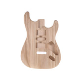 Btuty ST01-TM Unfinished Handcrafted Guitar Body Candlenut Wood Electric Guitar Body Guitar Barrel Replacement Parts Btuty