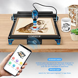 Comgrow Z1 Laser Engraving Machine 5W Output Power, Laser Cutter and Engraver Machine 24V Compressed Spot 10000mm/min with Eye Protection for Wood Comgrow