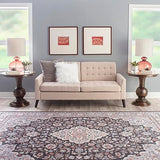 Powell 809-350 Espresso Round Accent Table 26"L x 26"W x 26"H Powell