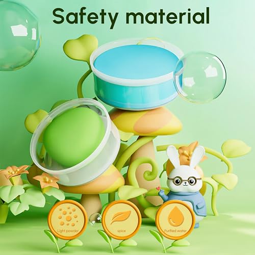 36 Colors Clay Kit Modeling Clay for Kids, Safe and Non-Toxic Clay with Sculpting Tools and 8 Mold, Ideal Halloween Christmas Gift for Kids M&G