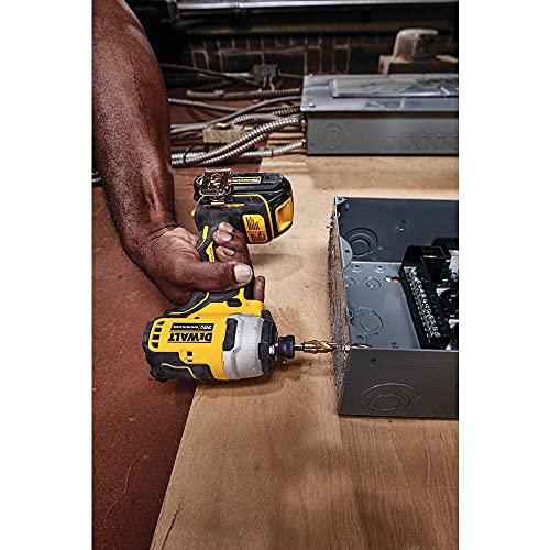 DEWALT ATOMIC 20V MAX* Impact Driver, Cordless, Compact, 1/4-Inch, Tool Only (DCF809B) - WoodArtSupply