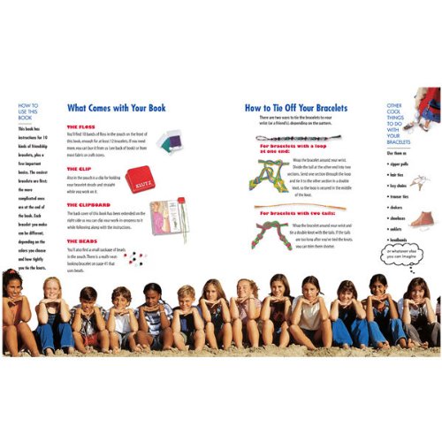 Klutz Friendship Bracelets Craft Kit Multicolored, 10.5" Length x 0.69" Width x 9" Height Klutz