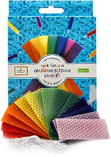 Make Your Own Hanukkah Beeswax Candles, Complete DIY Chanuka Candles Starter Kit (DIY 24 Candles) The Dreidel Company