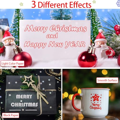 Upanic Super Squiggles Outline Markers-12 Colors Super Squiggles Shimmer Markers,Outline Markers Double Line Pen,Outline Markers Self-Outline Upanic