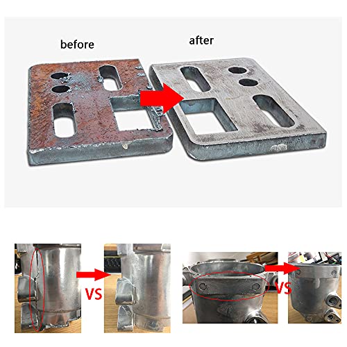 6 inch Wire Wheel for Bench Grinder,Coarse Crimped Wire 0.012-Inch with 1/2'' and 5/8'' Arbor Hole,2PCS DLLJ