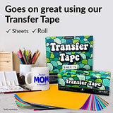 50 Pack Adhesive Permanent Vinyl - Endless Crafting Possibilities with Glossy & Matte Vinyl Sheets to Decorate Your House, Party, Car, Mugs, and More HIPPIE CRAFTER