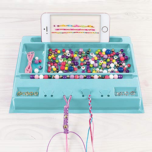 Make it Real - Mega Jewelry Studio - DIY Bead Necklace and Bracelet Making Kit for Tween Girls - Arts and Crafts Kit with Beads and Charms for Unique Make It Real