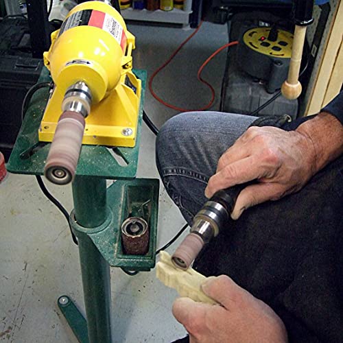 King Arthur’s Tools Patented Guinevere Basic Sanding Kit - for Woodworking, Shaping and Finishing - Compatible with 0-3/8" Chuck Rotary Tools #11360 - WoodArtSupply