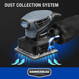 Hammerhead 2.0-Amp 1/4 Sheet Palm Sander with 12pcs Sandpaper– HAPS020 Hammerhead