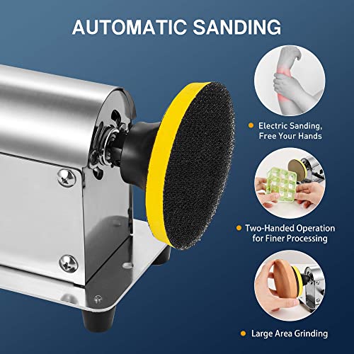 Winartton Electric Resin Polishing Machine, Resin Sanding and Polishing Kit Sander, 90W 7-Speed 24V, Including 26 PCS Sandpaper Resin Grinding Winartton