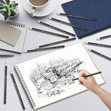 HomeMall Drawing Sketching Pencils Set, 37 Packs Art Kit with Sketchbook Draw Pencils Dual Ended Color Pencil Eraser Sharpener Pencil Bag for Kids HomeMall