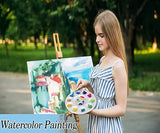 inifus 22 PCS Paint Tray Palettes for Kids, Plastic Paint Pallet with 10 Wells, Acrylic Artist Paint Tray Palette for Kids, Students to Acrylic Oil inifus