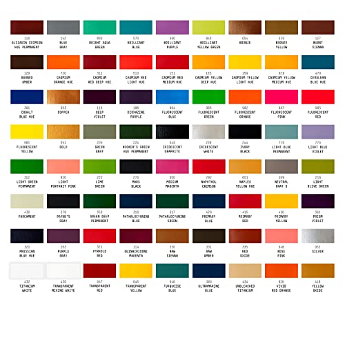 Liquitex BASICS Acrylic Paint Set, 72 x 22ml (0.74-oz) Tube Paint Set Liquitex