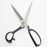 KAKURI Japanese Fabric Scissors for Sewing 8", Made in JAPAN, Japanese Professional Sewing Shears, Razor Sharp Japanese Steel Balde, Black KAKURI
