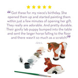 Melissa & Doug Created by Me! Horse Figurines Craft Kit (2 Resin Horses, 6 Paints, Paintbrush) Melissa & Doug