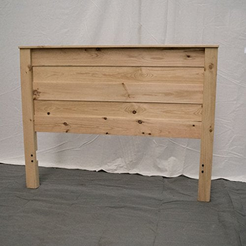 Unfinished Solid Wood Farmhouse Headboard - King Size, Handcrafted Style Midwest Farmhouse