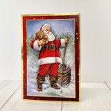 Katy Sue Santa Claus-Themed Paper Tole 3D Die Cut Decoupage Selection Pack. Contains 12 Die-Cut Sheets in Letter Size (4 Designs, 3 Copies of Each) - Katy Sue