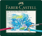 FABER-CASTELL FC117524 Albrecht Durer Artist Watercolor Pencils in A Tin (24 Pack), Assorted Faber-Castell