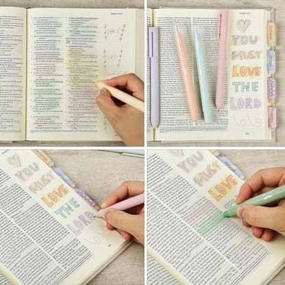 Mr. Pen- Bible Highlighters and Pens No Bleed, 10 Pack, Gel Highlighters, Bible Pens No Bleed Through, Bible Highlighters No Bleed, Bible Journaling