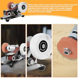 Mini Belt Sander, 15° Electric Knife Sharpener Bench Grinder Sanding Machine, 7 Adjustable Speed Electric Belt Grinder, Low Noise Cutter Sharpener Tzdxfgl