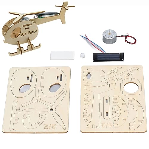 Wooden STEM Model Airplane, Wooden Airplane Model Airplane Puzzle 3D Puzzles DIY Wood Craft Assembly Project Educational Play Building Kit Kids Gift - WoodArtSupply