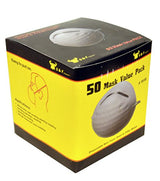 G & F 9118 Disposable Non-Toxic Dust and Filter Mask for cleaning, 50 Mask Value Pack G & F Products