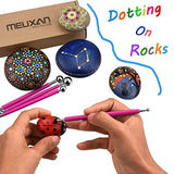Meuxan 10 Piece Ball Stylus Dot Painting Tool Set, Clay Pottery Modeling Kit Meuxan