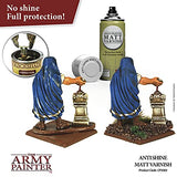 The Army Painter Anti Shine Matt Spray for Miniature Painting - After Quickshade Spray Paint Top Coat Acrylic Varnish - Satin Finish Spray for The Army Painter