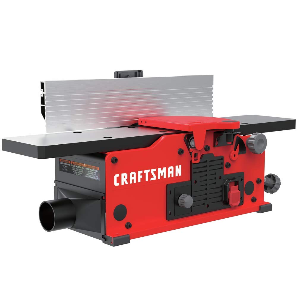 CRAFTSMAN Benchtop Jointer, Up to 22,000 cuts per Minute, 10 Amp, Corded (CMEW020) - WoodArtSupply