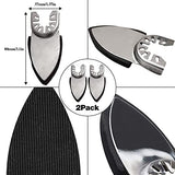 Oscillating Tool Detail Sanding Pads Kit, 2Pcs Triangle Sanding Pads and 2Pcs Finger Sanding Pad, 50Pcs Sandpaper, for Wood/Plaster Other Surfaces gulrear