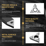 HAowosi Metal Lathe Cutting Tools,5 Sets of 5/16" Carbide Metal Cutting Tool Bits Kit,Indexable Lathe Turning Tool,Carbide Lathe Tools For Metal HAowosi