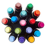 KINGART 581-12 Metallic GEL STICK Set, Artist Pigment Crayons, 12 Rich Metallic Colors, Water Soluble, Creamy, and Odorless, Use on Paper, Wood, KINGART