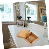 MAGICLULU 2 Pcs Wooden Storage Box Treasure Chest Unfinished Wooden Chest Jewelery Organzer Tarot Unfinished Wood Crates Blank Wooden Storage Bins MAGICLULU