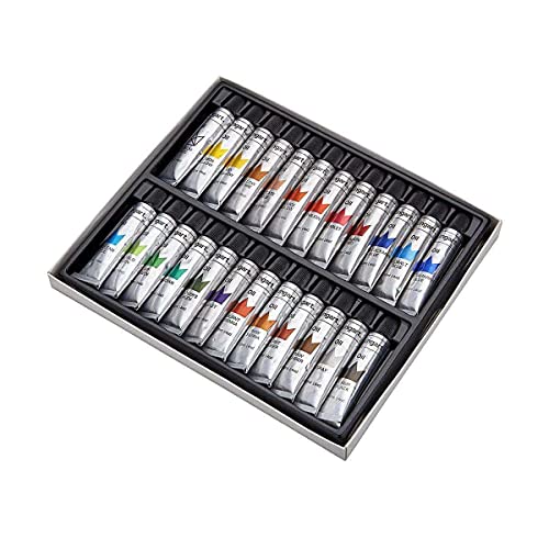 KINGART PRO Oil Paints (12 ml), Set of 24 Assorted Colors KINGART
