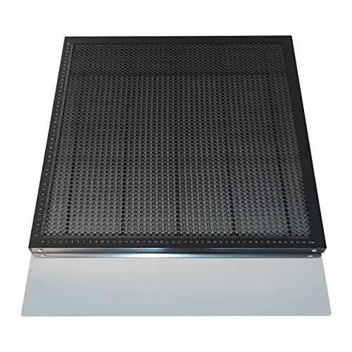 Doppy Laser Bed, Honeycomb Laser Bed 19.68"x 19.68"x 0.87" Honeycomb Working Table for CO2 or Diode Laser Engraver Cutting Machine, Honeycomb Working Doppy