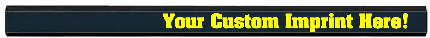 Express Pencils Black Custom Carpenter Pencil Personalized imprinted with your Name, Logo or Message Pack of 12- USA Made (Black) Express Pencils