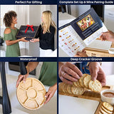 VAREZZA Charcuterie Boards Gift Set: Large Charcuterie Board, Bamboo Cheese Board - Unique Valentine Gifts for Women 23 Entertaining Accessories, VAREZZA