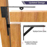 GoldOrcle Gate Corner Brace Bracket Anti Sag Gate Frame Hardware Kit for Wooden Gate Fence with a Latch GoldOrcle