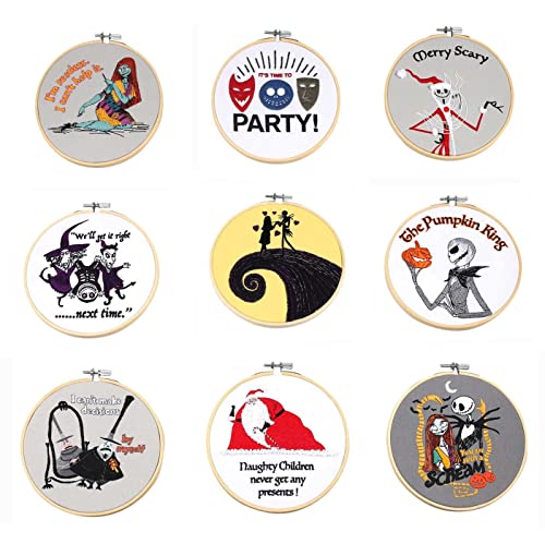 Disney Tim Burton's The Nightmare Before Christmas Embroidery (Embroidery Craft) WoodArtSupply