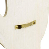 MOOCA 6 Pcs Wooden Hand Form Jewelry Display Set, 2 Way Design for Wall Hanging or Standalone Mannequin Finger Hand Display, Wash White Color MOOCA