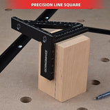 GOINGMAKE Carpenter Square 3D Multi Angle Measuring Ruler Hole Position Scribing Ruler Precision 45 and 90 Degree Woodworking Square Small Framing goingmake
