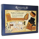 Realeather Explore Leathercraft Kit, Brown Realeather