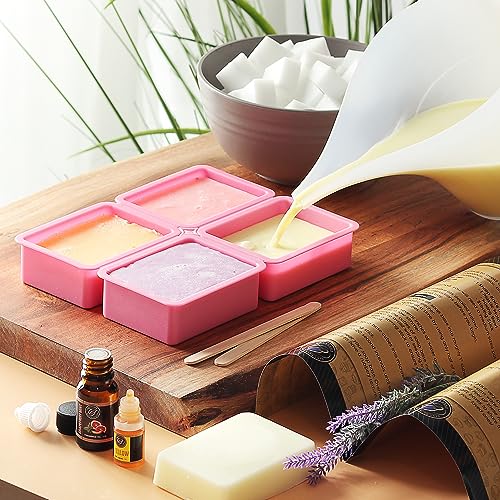 CraftZee Soap Making Kit - DIY Kits for Adults and Kids - Soap Making Supplies Includes Glycerin Soap Base, Fragrance Oils, Silicone Molds & More CraftZee